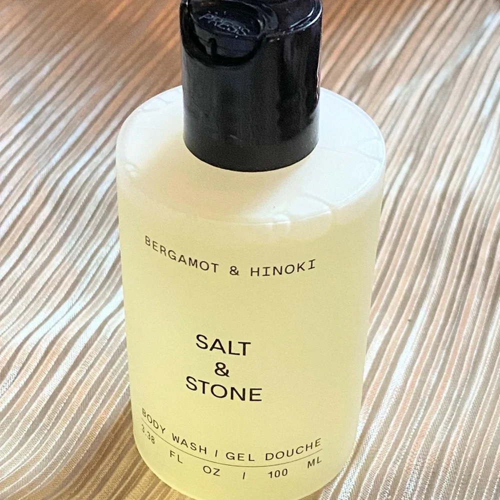 Salt & Stone Bergamot & Hinoki Body Wash 3.38oz larger travel size